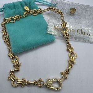 18k Gold plated Necklace with Crystal Accents